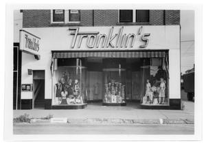 Primary view of object titled '[Franklin's Dress Shop]'.