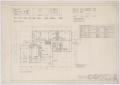 Technical Drawing: Hass Residence, Baird, Texas: Floor Plan