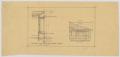 Technical Drawing: Pittard Residence, Anson, Texas: Dining Room Window Section and Eleva…