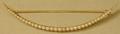 Primary view of [Gold arched pin lined with pearls]