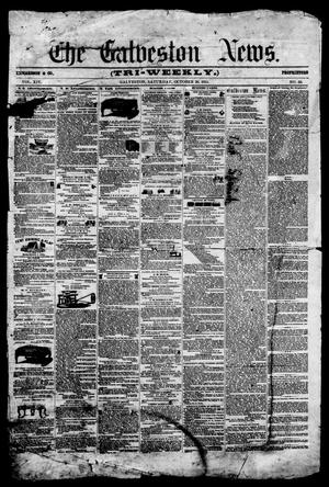 Primary view of object titled 'The Galveston News (Galveston, Tex.), Vol. 14, No. 50, Ed. 1, Saturday, October 20, 1855'.