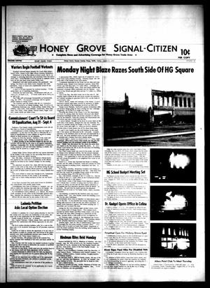 Primary view of object titled 'Honey Grove Signal-Citizen (Honey Grove, Tex.), Vol. 78, No. 30, Ed. 1 Friday, August 21, 1970'.