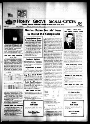 Primary view of object titled 'Honey Grove Signal-Citizen (Honey Grove, Tex.), Vol. 78, No. 43, Ed. 1 Friday, November 20, 1970'.