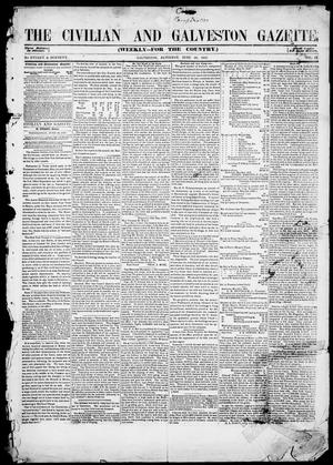 Primary view of object titled 'The Civilian and Galveston Gazette. (Galveston, Tex.), Vol. 9, Ed. 1, Saturday, June 26, 1847'.