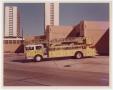 Photograph: [Yellow Fire Engine In the City]