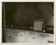 Photograph: [Smoking Roof of Superior Bowling Lanes Building]