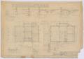 Technical Drawing: McMurry College President's Home, Abilene, Texas: First Floor and Fou…