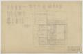 Technical Drawing: Sheppard Residence, Abilene, Texas: First Floor Layout