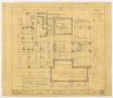 Technical Drawing: Fuller Residence, Snyder, Texas: Foundation Plan