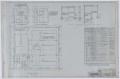 Technical Drawing: Taylor County Jail, Abilene, Texas: Roofing Plan and Schedule