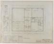 Technical Drawing: Reagan County Courthouse: Third Level Floor Plan