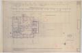 Technical Drawing: Church Building Plans, Abilene, Texas: Second Floor Plan & Window Sch…