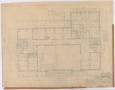 Technical Drawing: Sterling County Courthouse: Second Floor