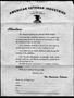 Primary view of [Letter from the American Veteran Industries]
