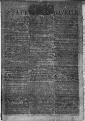Primary view of object titled 'Texas State Gazette. (Austin, Tex.), Vol. 5, No. 9, Ed. 1, Saturday, October 15, 1853'.