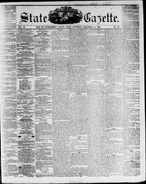Primary view of object titled 'State Gazette. (Austin, Tex.), Vol. 11, No. 20, Ed. 1, Saturday, December 24, 1859'.