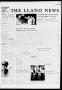Newspaper: The Llano News (Llano, Tex.), Vol. 68, No. 25, Ed. 1 Thursday, May 23…