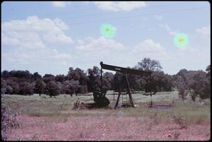 Primary view of object titled '[Pumpjack at Darst Creek]'.