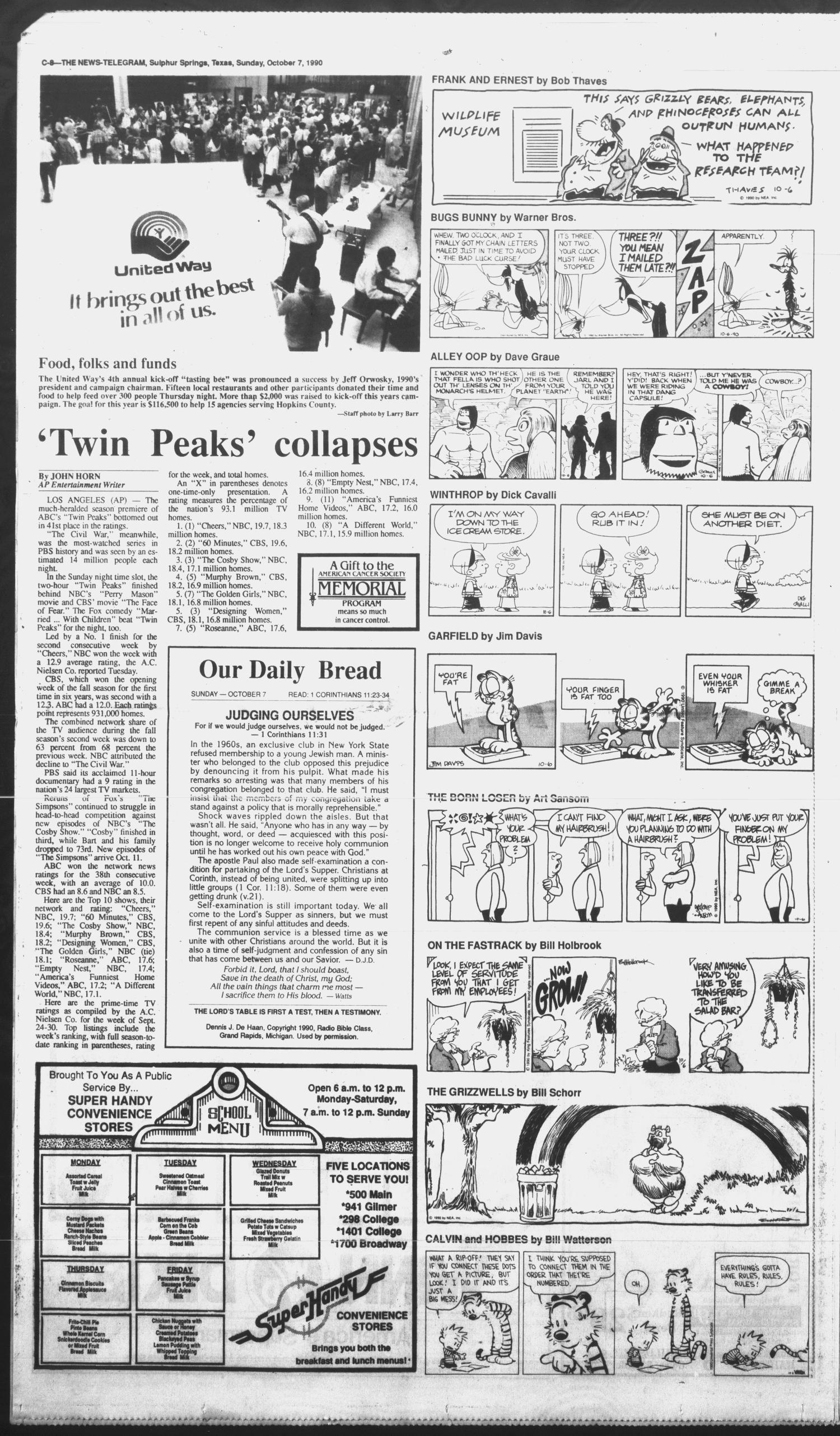 Sulphur Springs News-Telegram (Sulphur Springs, Tex.), Vol. 112, No. 237, Ed. 1 Sunday, October 7, 1990
                                                
                                                    [Sequence #]: 22 of 40
                                                