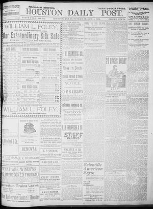 Primary view of object titled 'The Houston Daily Post (Houston, Tex.), Vol. NINTH YEAR, No. 332, Ed. 1, Sunday, March 4, 1894'.