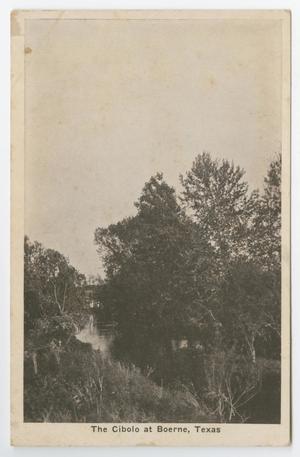 Primary view of object titled '[Postcard of The Cibolo, Boerne, Texas]'.