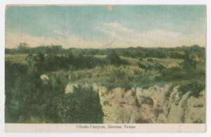 Primary view of object titled '[Postcard of Cibolo Canyon in Boerne, Texas]'.
