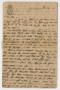 Primary view of [Letter from Daniel Webster Kempner to Isaac Herbert Kempner, August 28, 1898]