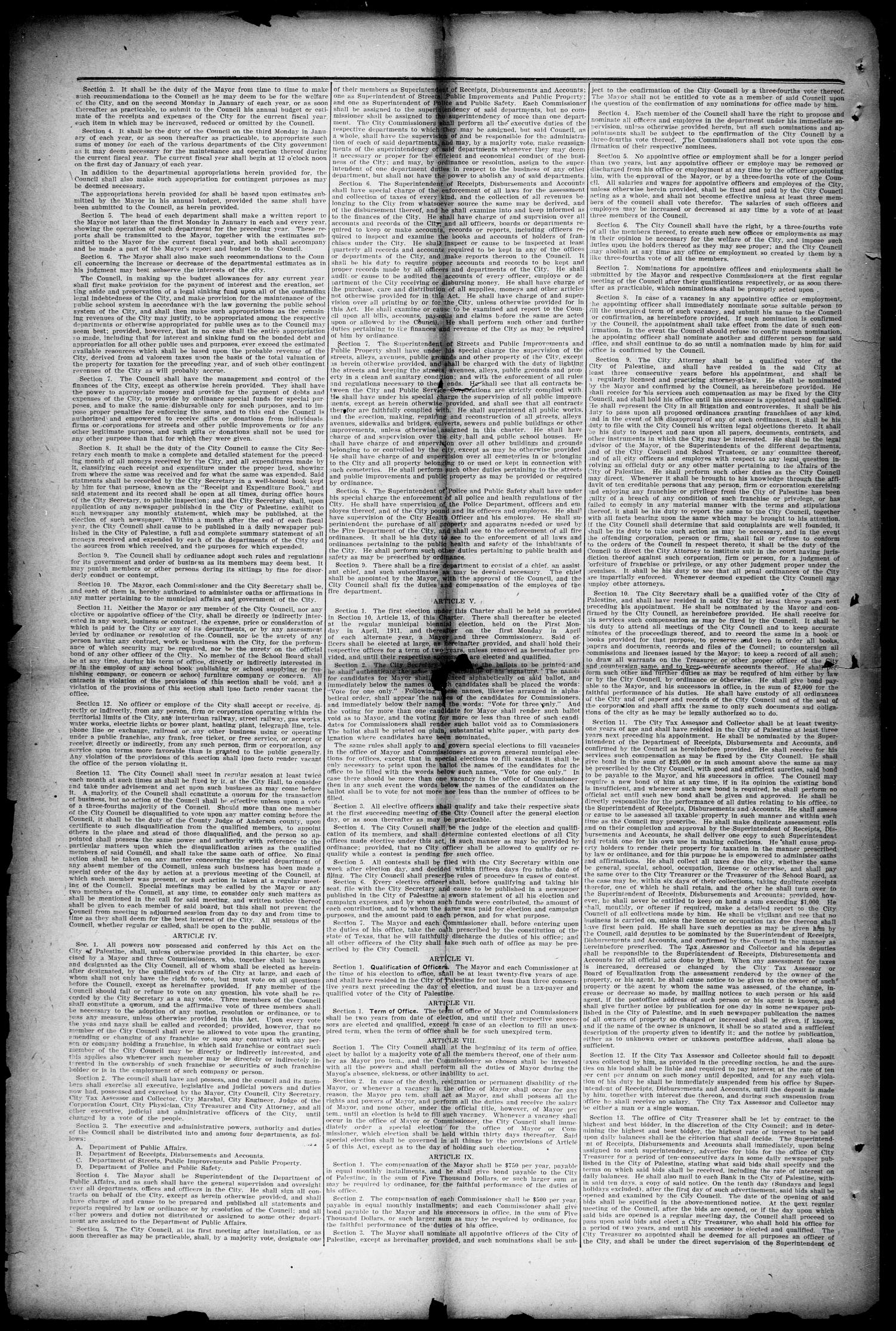 Palestine Daily Herald (Palestine, Tex.), Vol. 7, No. 173, Ed. 1, Monday, February 15, 1909
                                                
                                                    [Sequence #]: 4 of 8
                                                