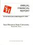 Report: Sam Houston State University Annual Financial Report: 2015