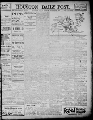 Primary view of object titled 'The Houston Daily Post (Houston, Tex.), Vol. TWELFTH YEAR, No. 181, Ed. 1, Friday, October 2, 1896'.
