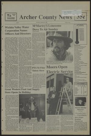Primary view of object titled 'Archer County News (Archer City, Tex.), No. 5, Ed. 1 Thursday, February 2, 1989'.