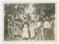 Thumbnail image of item number 1 in: '[Photograph of an Unidentified Group by a Tree]'.