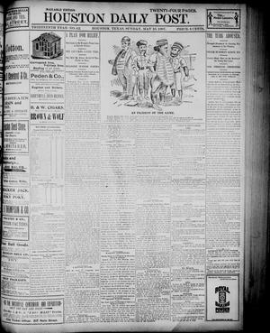 Primary view of object titled 'The Houston Daily Post (Houston, Tex.), Vol. Thirteenth Year, No. 42, Ed. 1, Sunday, May 16, 1897'.