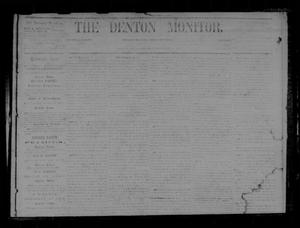 Primary view of object titled 'The Denton Monitor. (Denton, Tex.), Vol. 1, No. 26, Ed. 1 Saturday, November 21, 1868'.