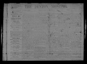 Primary view of object titled 'The Denton Monitor. (Denton, Tex.), Vol. 1, No. 21, Ed. 1 Saturday, October 17, 1868'.
