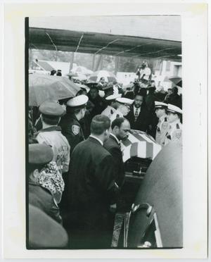 Primary view of [Barbara Jordan's Casket Being Delivered to Good Hope Baptist Church]