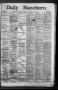Newspaper: Daily Ranchero. (Brownsville, Tex.), Vol. 2, No. 187, Ed. 1 Saturday,…