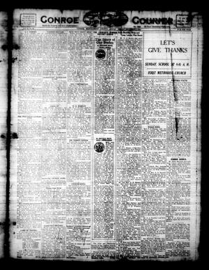 Primary view of object titled 'Conroe Courier (Conroe, Tex.), Vol. 29, No. 48, Ed. 1 Friday, December 2, 1921'.