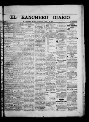 Primary view of object titled 'The Daily Ranchero. (Matamoros, Mexico), Vol. 1, No. 244, Ed. 1 Wednesday, March 7, 1866'.