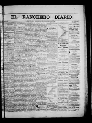 Primary view of object titled 'The Daily Ranchero. (Matamoros, Mexico), Vol. 1, No. 217, Ed. 1 Saturday, February 3, 1866'.