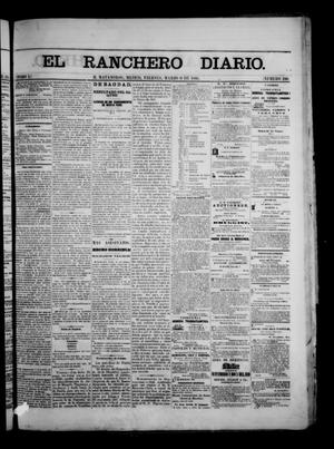 Primary view of object titled 'The Daily Ranchero. (Matamoros, Mexico), Vol. 1, No. 246, Ed. 1 Friday, March 9, 1866'.