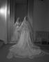 Photograph: [Portrait of Mildred Leslie in Her Wedding Dress]