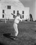Photograph: [Batter Standing in Position on Baseball Field]