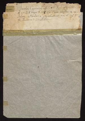 Primary view of object titled '[Decree from Carlos Francisco de Croix]'.