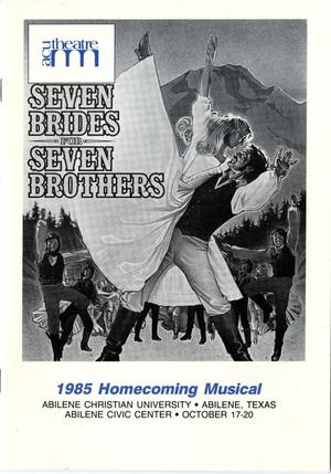 Primary view of object titled '[Program: Seven Brides for Seven Brothers, 1985]'.
