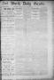 Newspaper: Fort Worth Daily Gazette. (Fort Worth, Tex.), Vol. 11, No. 102, Ed. 1…