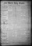 Primary view of Fort Worth Daily Gazette. (Fort Worth, Tex.), Vol. 11, No. 180, Ed. 1, Sunday, January 24, 1886