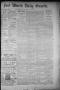 Newspaper: Fort Worth Daily Gazette. (Fort Worth, Tex.), Vol. 11, No. 265, Ed. 1…