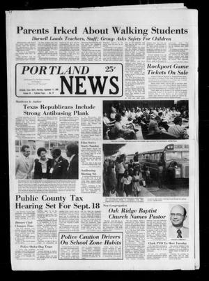 Primary view of object titled 'Portland News (Portland, Tex.), Vol. 15, No. 37, Ed. 1 Thursday, September 11, 1980'.