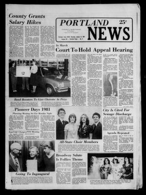 Primary view of object titled 'Portland News (Portland, Tex.), Vol. 16, No. 3, Ed. 1 Thursday, January 15, 1981'.